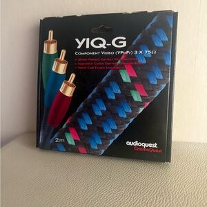 AudioQuest YIQ-G Component Video Cable new in box